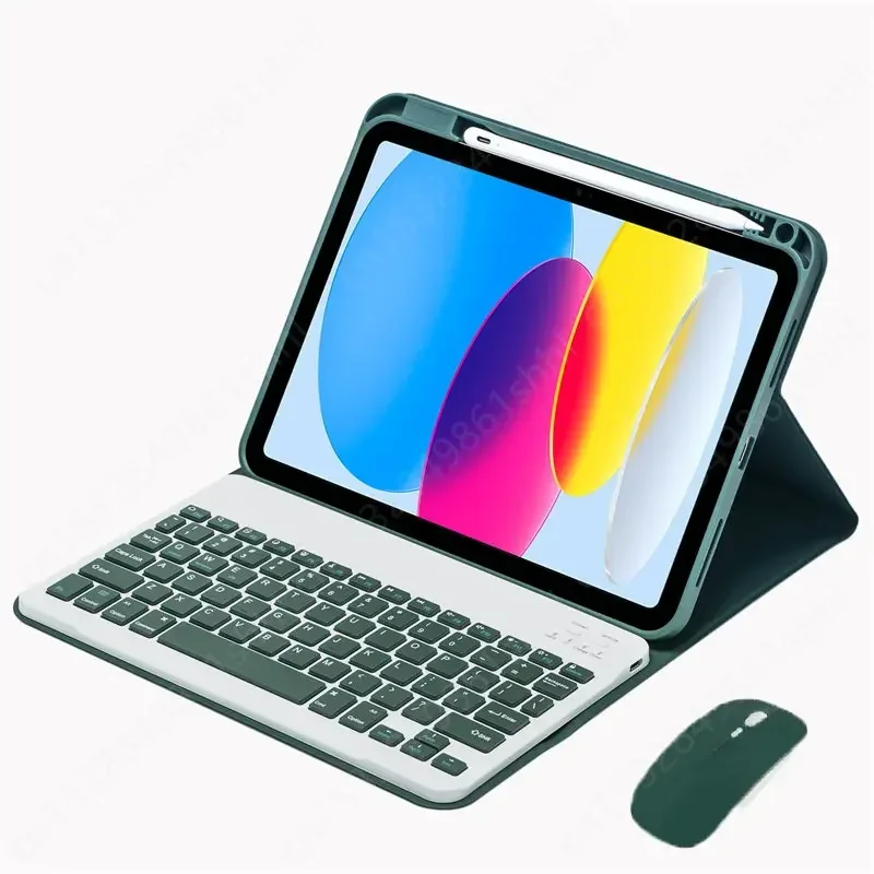 Case Keyboard for iPad 10.2 7 8 9th 10th Generation Pro 11 Air 4 5 3 2 10.9 9.7 10.2 10.5 Russian Spanish Arabic Keyboard Covers