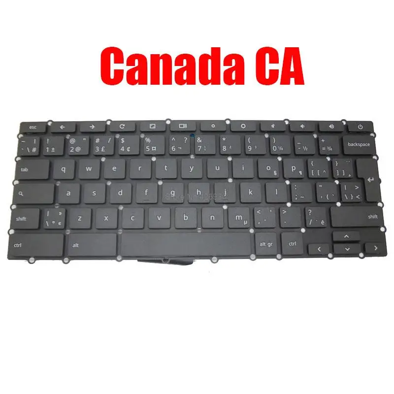 

CA Laptop Keyboard For Quanta NL6 NL6D NL6L DOK-V6333D CF AENL6K01110 Canada Black Without Frame New