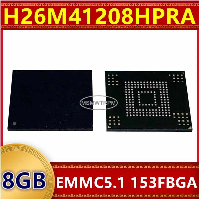 Geheugenchip IC H26M41208HPRN H26M41208HPRI H26M41208HPRA 8GB EMMC5.1 153FBGA Geïntegreerde Schakelingen Nieuwe Originele Op Voorraad
