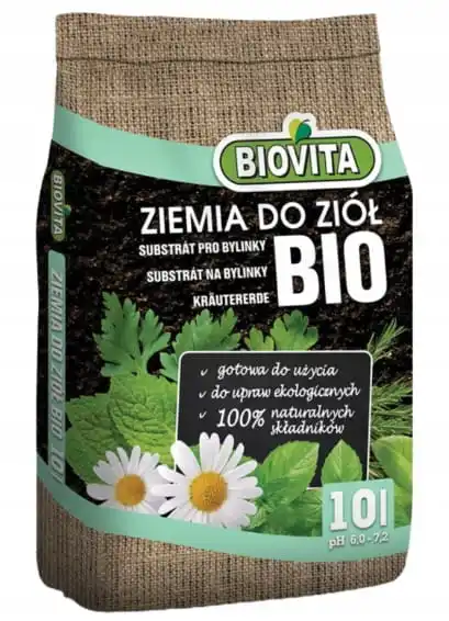 Grond voor kruiden BIO 10L Kant-en-klaar substraat