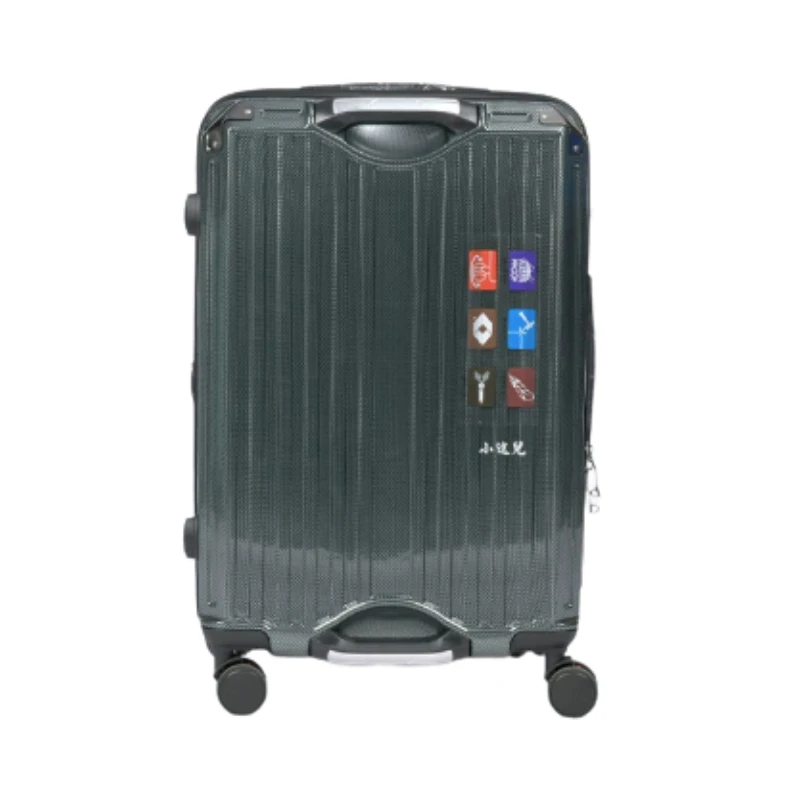 Double Handle Trolley Suitcase for Travel ,Double Layer Explosion-Proof Zipper Luggage with Alloy Corners & TSA Lock