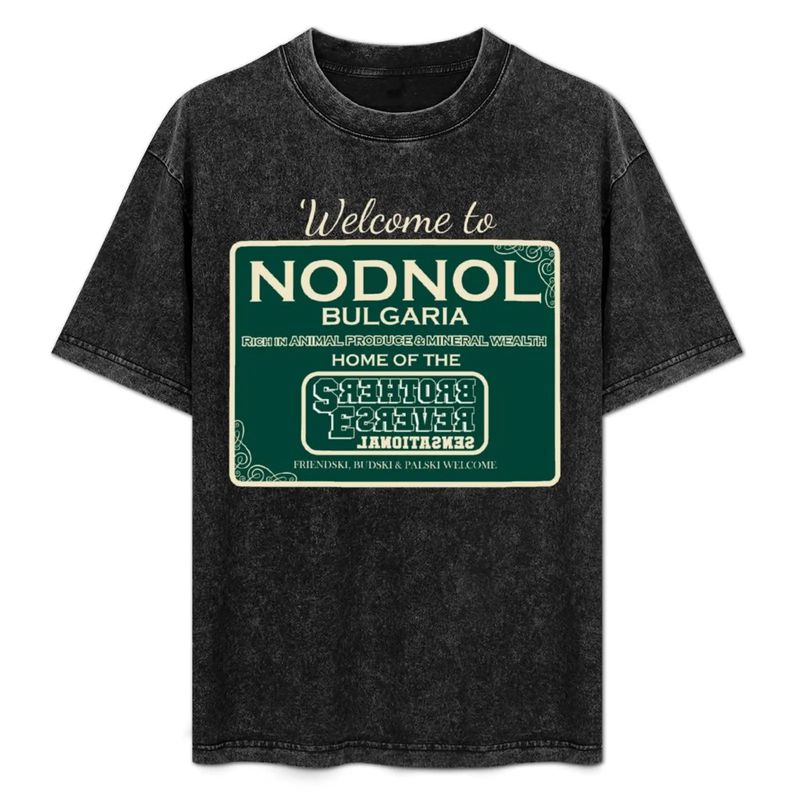 

Nodnol Bulgaria Home of the Sensational Reverse Brothers T-Shirt Breathable Mesh Panel T-Shirt