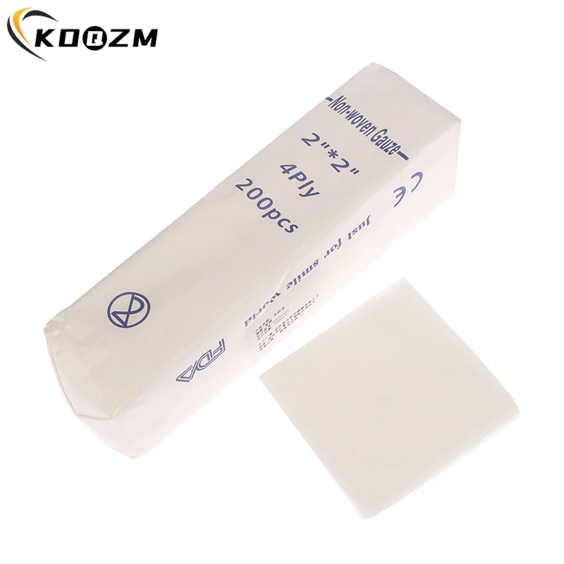 1Pack Non-woven Fabric Gauze Pad Cotton First Aid Kit Emergency Waterproof Wound Dressing Sterile Gauze Pad