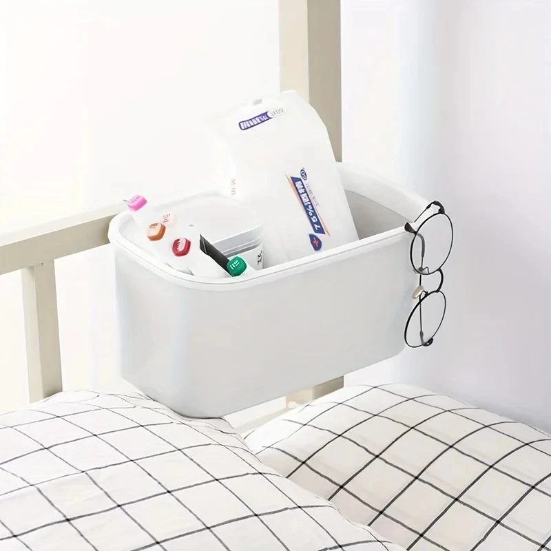 Bedside hanging basket Student dormitory bedside mobile phone shelf Small hanging shelf dormitory storage