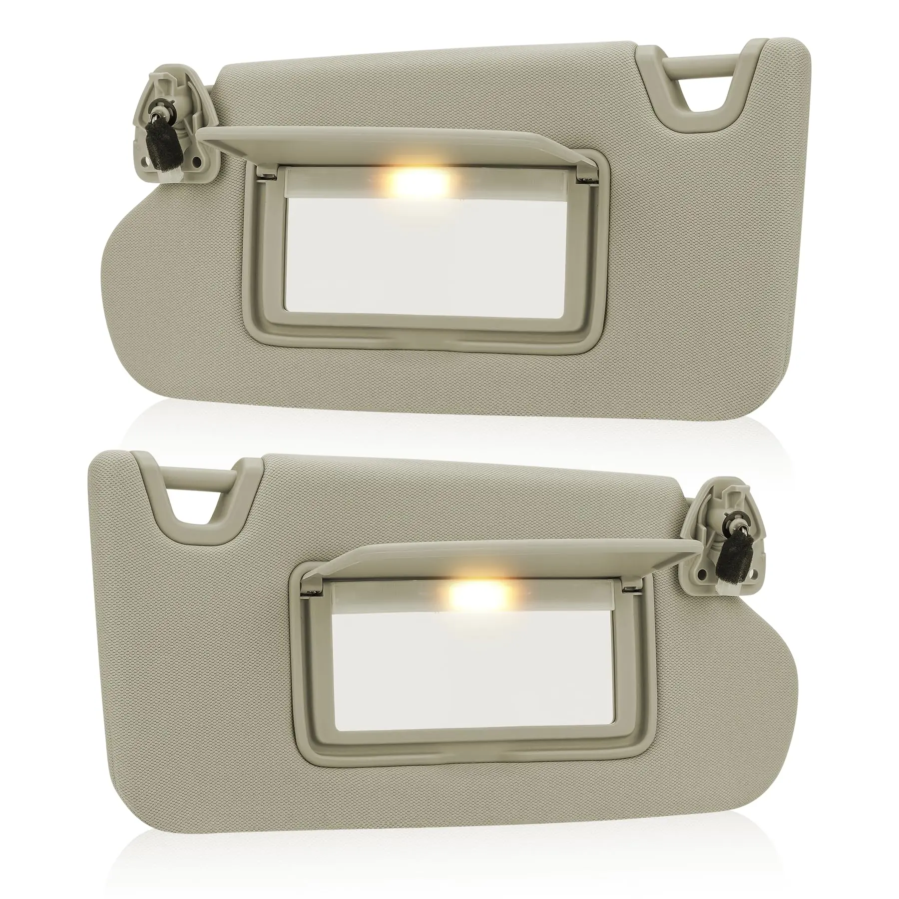 

Beige Sun Visor Set For Driver And Passenger Side Nissan Altima 2013–2018 Non-Sunroof Fit 96400-3TA2A 96401-3TA2A