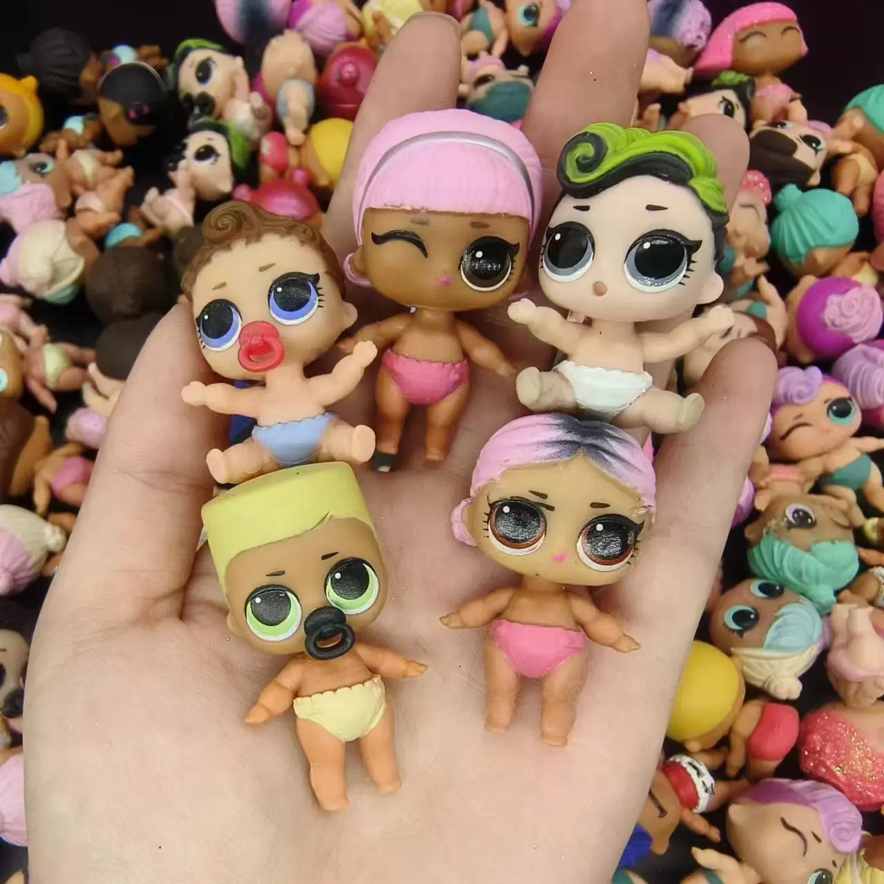 การส่งแบบสุ่มหลายสไตล์ดั้งเดิมของทารกขนาดเล็ก, สัตว์เด็ก, ตุ๊กตา, ของเล่นเด็กเล่นในบ้าน, ของขวัญ