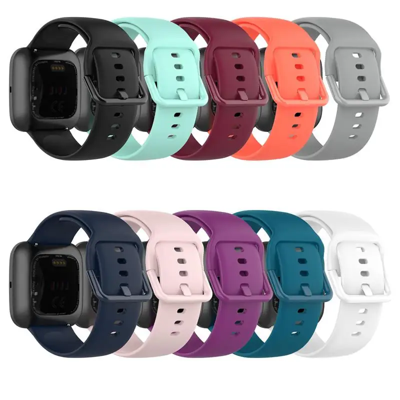 

23mm Strap For Fitbit Versa 2/Versa Lite Smart Watch Soft Silicone Wrist Band Replacement Watch Bracelet For Fitbit Blaze Correa