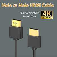 4K@60Hz HDMI to HDMI Cable High Speed HDMI 2.0 Cable Gold-Plated Connectors Cable HDR 3D 2160P 1080P UHD TV Blu-ray Xbox PS5/4/3