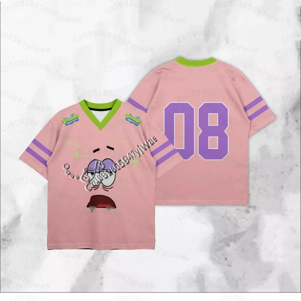 2026 Herren Cartoon Squidward Tentacles Patrick Star Großes Gesicht Allover-Print Erwachsenen-T-Shirt Familien-Schnelltrocknendes Weiches Damen- und Herren-T-Shirt – Detail 7