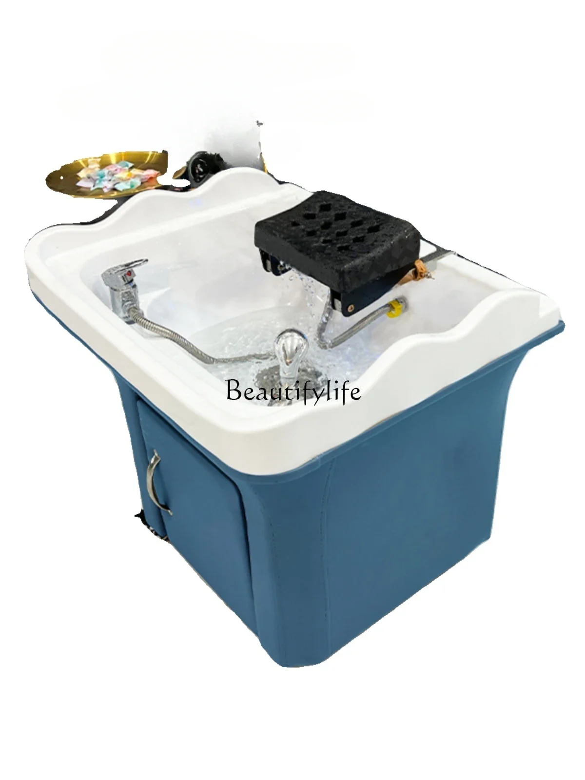 

FG17Mobile Bedside Grafting Bed Practical Shampoo Constant Temperature Water Circulation Head Treatment Fumigation Head Basin