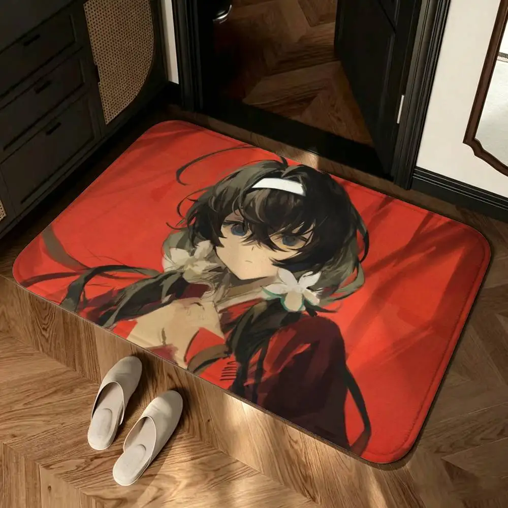 Bungo Stray Dogs Kyoka Izumi Shower Room Absorbent Small Floor Mat Soft Comfortable Decorative Foot Mat