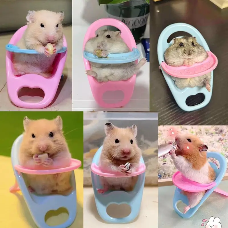 Small Hamster Dining Table With Tray Resting High Chair For Hedgehog Guinea Pigs Other Small Animals Dining Table Resting Chair