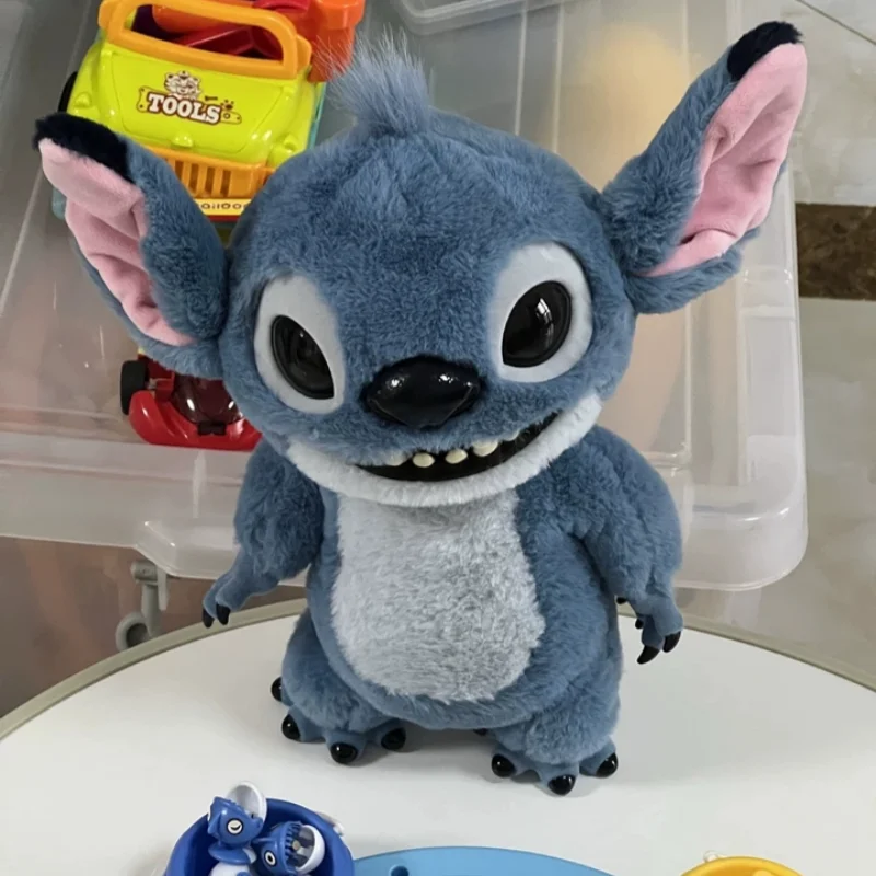 حقيقية 16/28 سنتيمتر ديزني غرزة أفخم الشكل دمية لطيف أنيمي غرزة ظهره قلادة دمية محشوة بلوشين المفاتيح الأطفال هدية #3