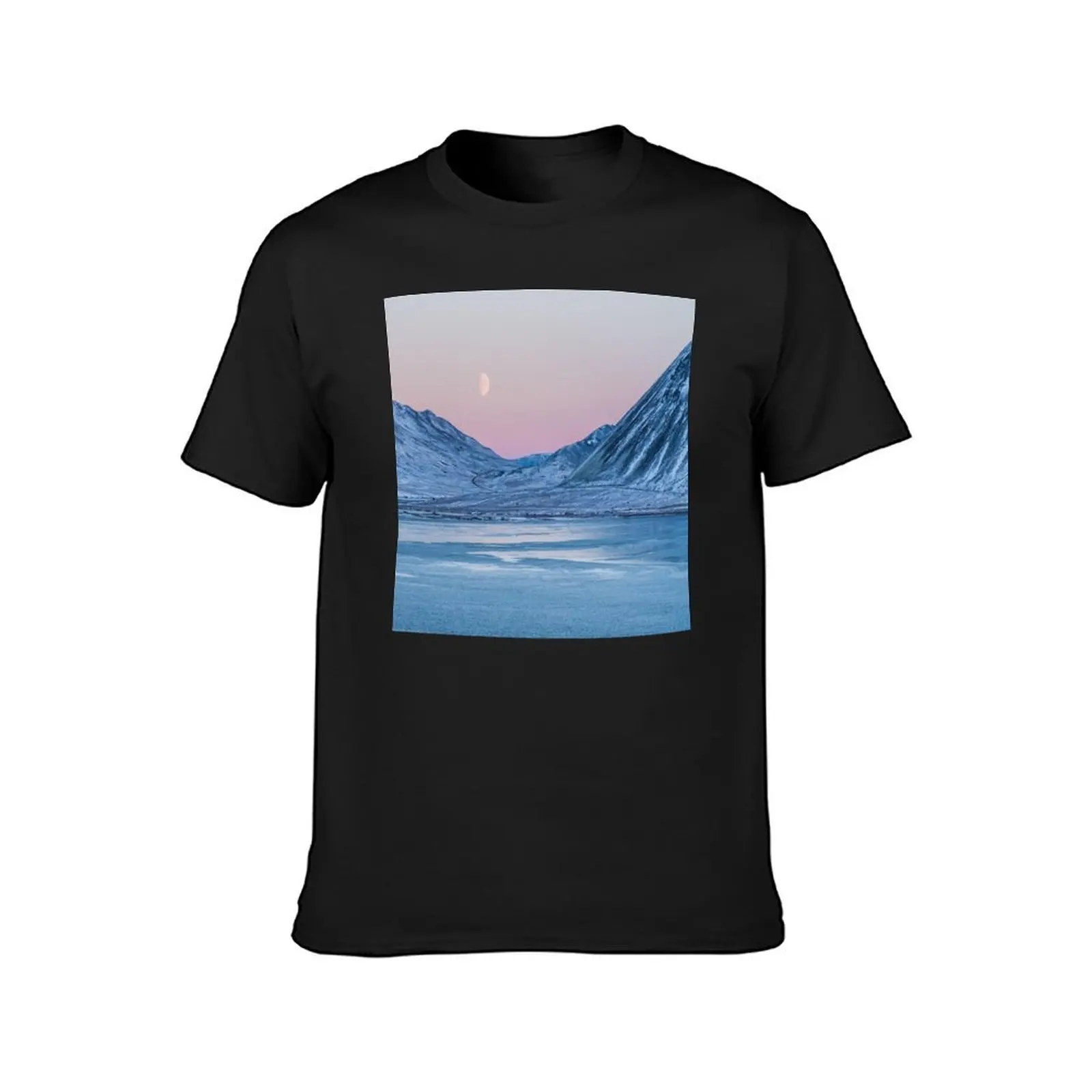 Snow mountains with sunset T-Shirt plus size tops sublime sweat shirts, men