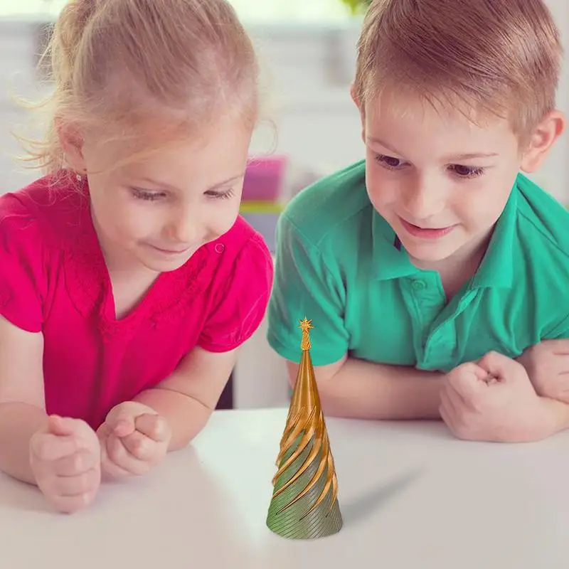 Pyramid Fidget Toy 3D Printed Cone Toy Pyramid Passthrough Sculpture Stress Relief Desk Toy Egyptian Pyramid Display Statue