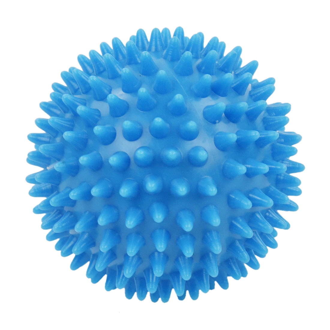 Spiky Massage Ball, Hard Stress Ball 7.5cm for Fitness Sport Exercise (sky blue)