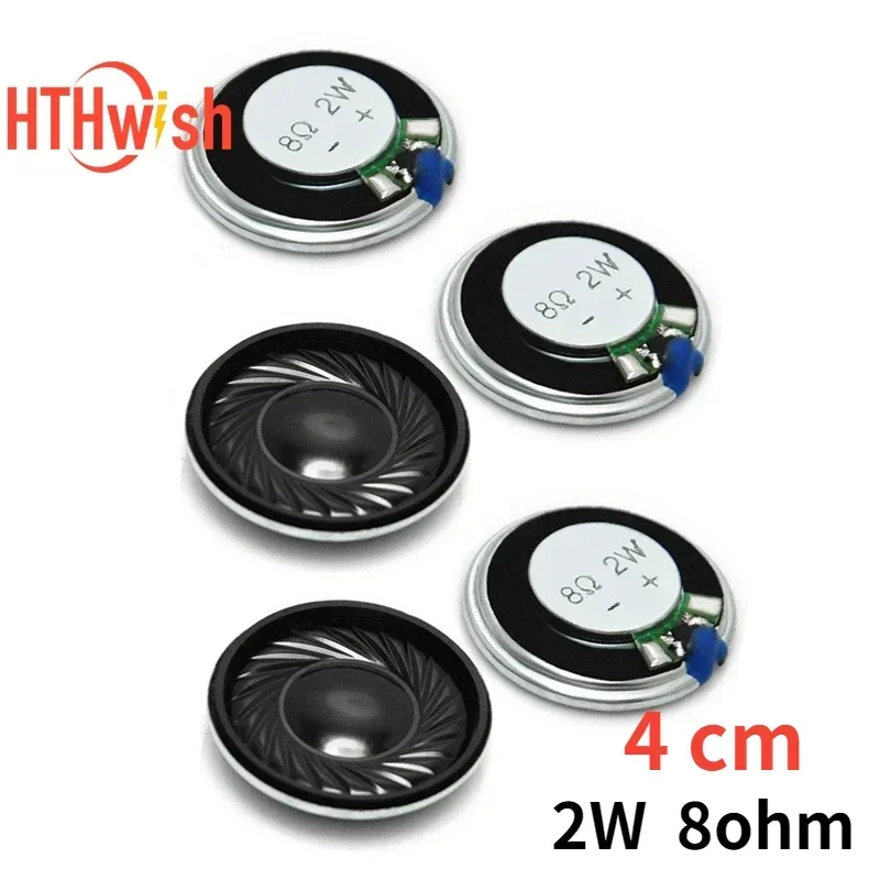 5pcs/set Diameter 40MM 2W 8Ohm Speakers For Arduino 4CM Mini Ultra-thin Horn Speaker 2W 8Ohm Electronic Accessories