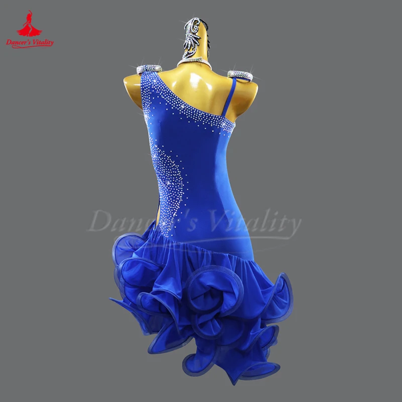 성인 및 어린이 사용자 정의 Fishbone 드레스 라틴 국제 챔피언십 블랙풀 댄스 축제 경쟁 의류