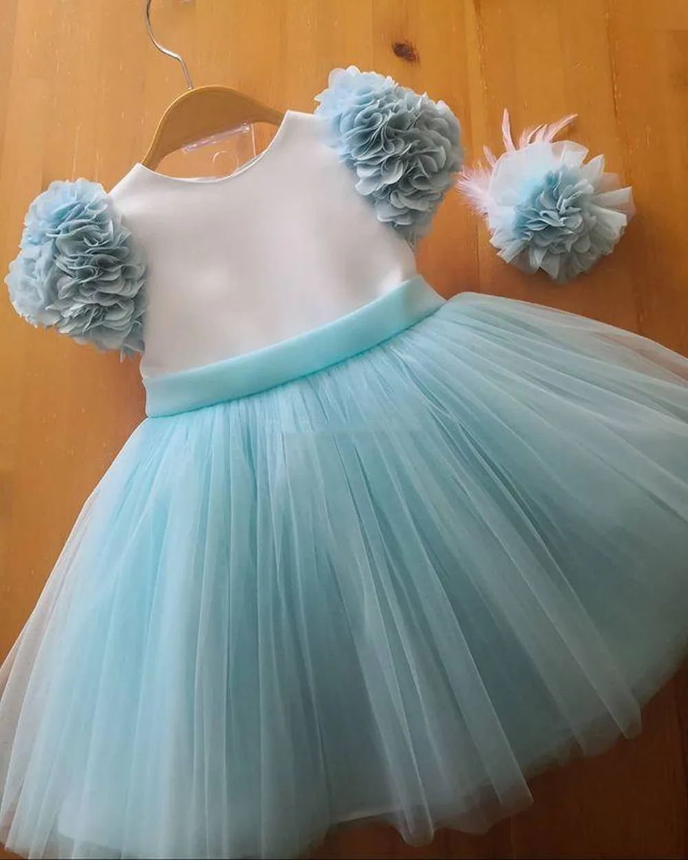 Flower Girl Dresses Vestidos Daminha A Line Kids Evening Pageant Gowns Beads First Communion Dresses For Girls