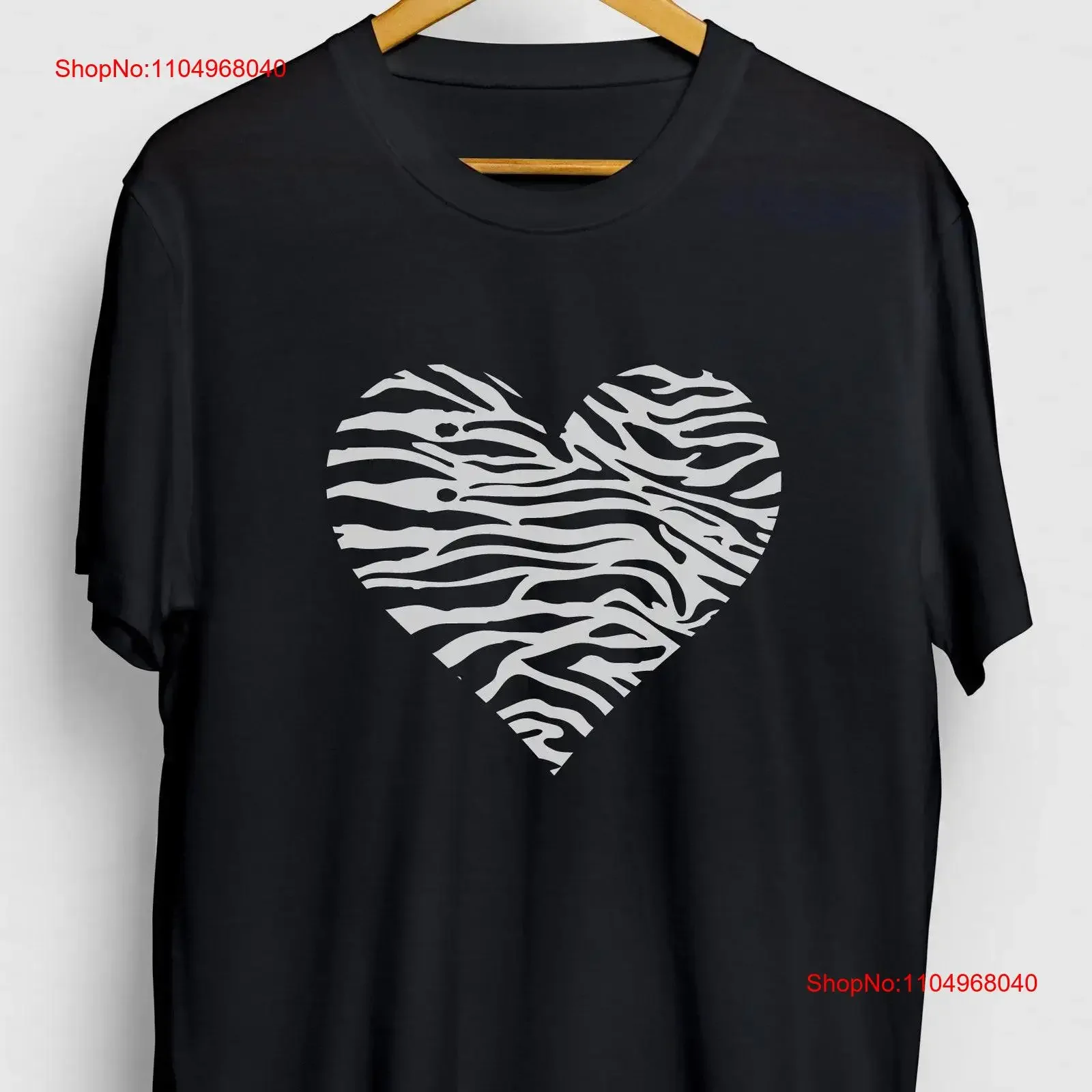 

Zebra Heart Funny Animal T Shirt Zoo Worker tee Youth vintage Washed designer clothes Unisex graphic Stylish homme