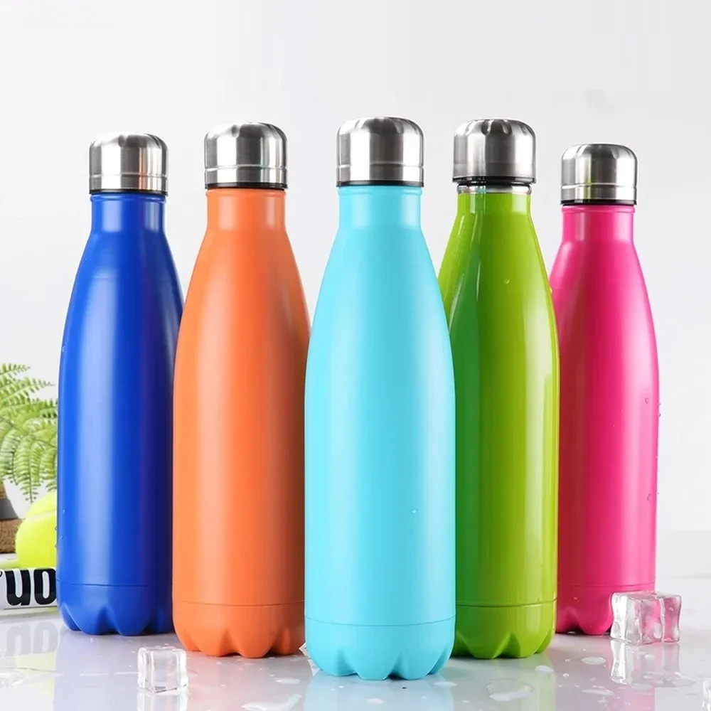 LMHBJY 350/500/750/1000ml Stainless Steel Thermos Flask Gift Leak-proof Portable Sport Water Bottle Cold Hot Insulated Bottle