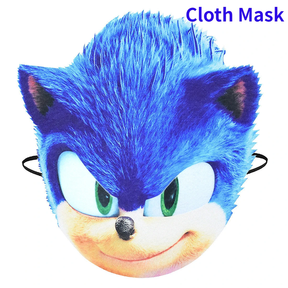 Kids Sonic Anime Cartoon Jumpsuit Mask Gloves Set Outfit for Boys Girls Christmas Halloween Cosplay Costume