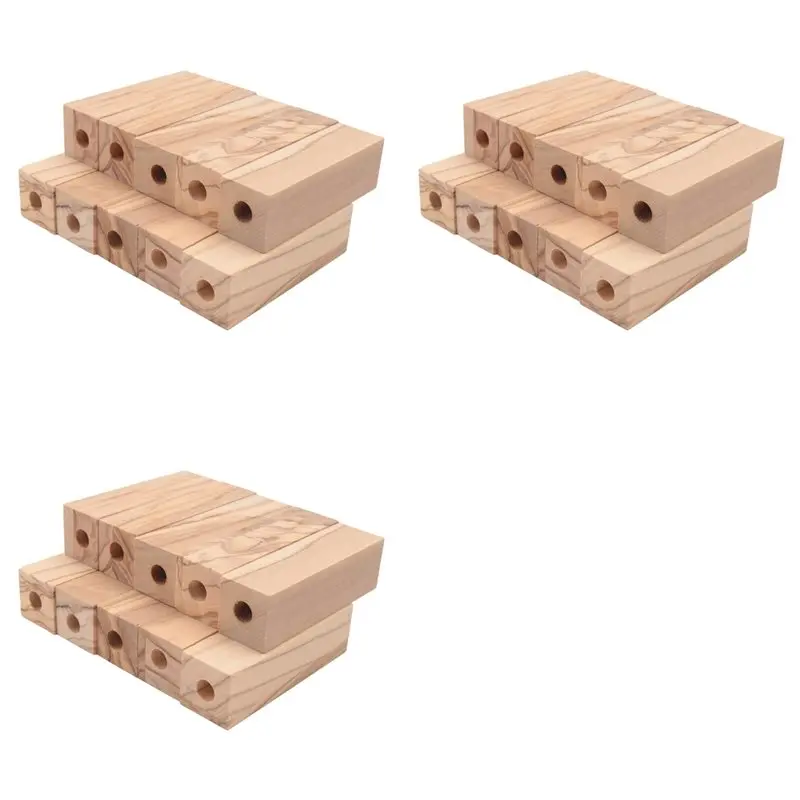 

ABLK Olive Wood Short Pen Blanks, 30Pieces Pre-Drilled 7Mm, 2.5 X 0.75 X 0.75 Inches