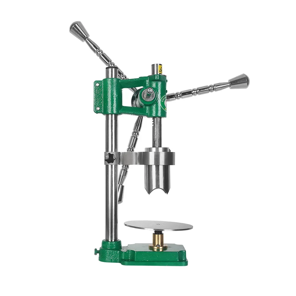 Heavy Duty Manual Coconut Opener Cast Iron Coconut Top Cutter Stainless Steel Blade for Restaurant Bar Bubble Tea Shop