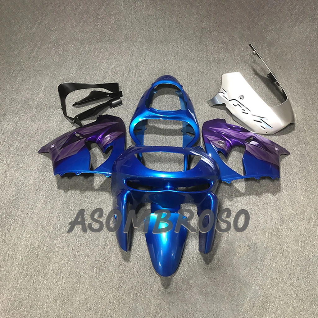 Motorcycle Fairing Kit ABS Plastic Body for Kawasaki 1998 1999 ZX9R ZX-9R 98 99 ZX 9R 100% Fit Injection Mold Free Custom