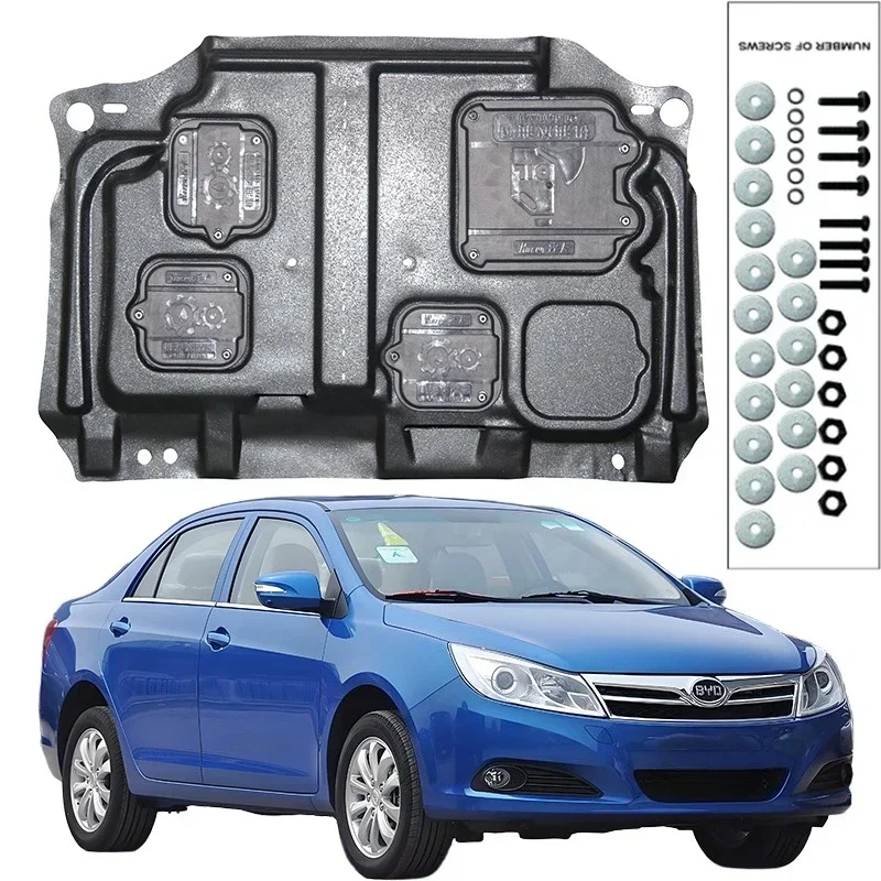 Higher Quality Alloy Under Engine Guard Mudguard Board Splash Shield Mud Fender Plate Panel For BYD Speed‌‌ 2012-2019 1.5L 1.5T