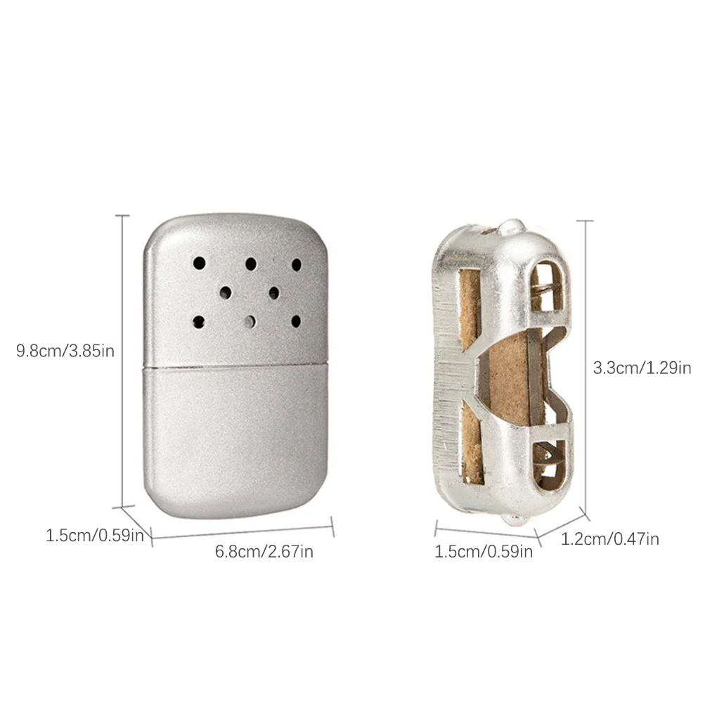 ハンドウォーマーポータブル燃料再利用可能なヒーターポケットハンディハンズアウトドア用品加熱パッドドットミニ釣り