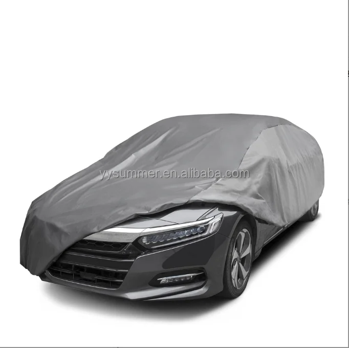 

Sports-Style Car Cover UV and Waterproof PEVA and Cotton Sun Proof Polyester Material with Coated Pattern Car Accessories