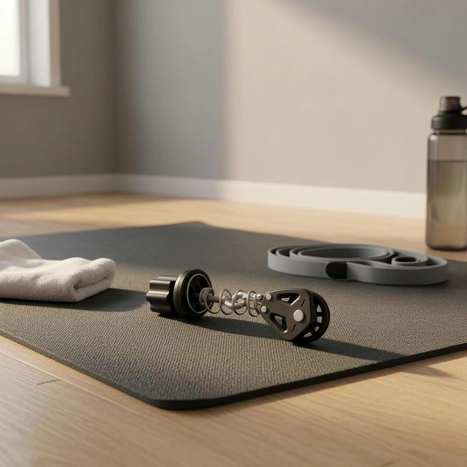 Картина 5: Универсальный компактный тренажер Mind-Body Center Bed Pulley с пружинным механизмом для упражнений