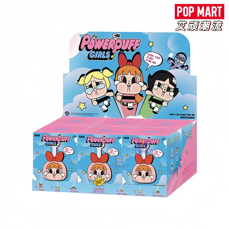 Original Popmart The Powerpuff Girls series Mystery Box  Crybaby Surprise Blind Box Trend Toys Girl Fashion Collectible Gift