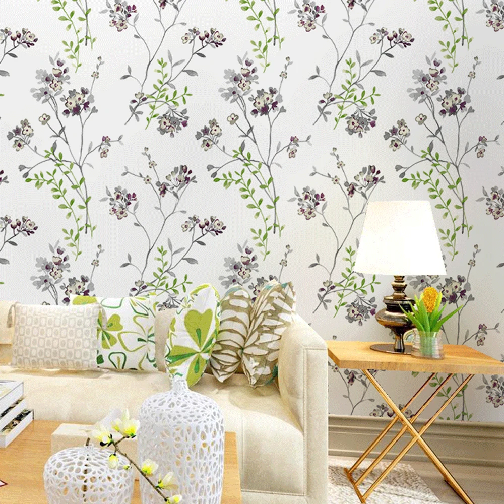 Small Flowers Nordic Ins Wallpaper Modern Countryside Fresh Floral Wallpapers Living Room Bedroom Background Wallcovering