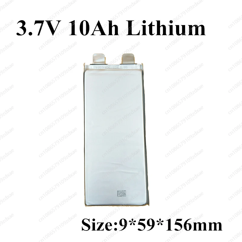 10pcs Brand 3.7v 10Ah Polymer Cell Batterie Lithium 10000 Mah Lipo 10ah 20A Current for Diy Pack Battery 36v 10ah Not Lifepo4