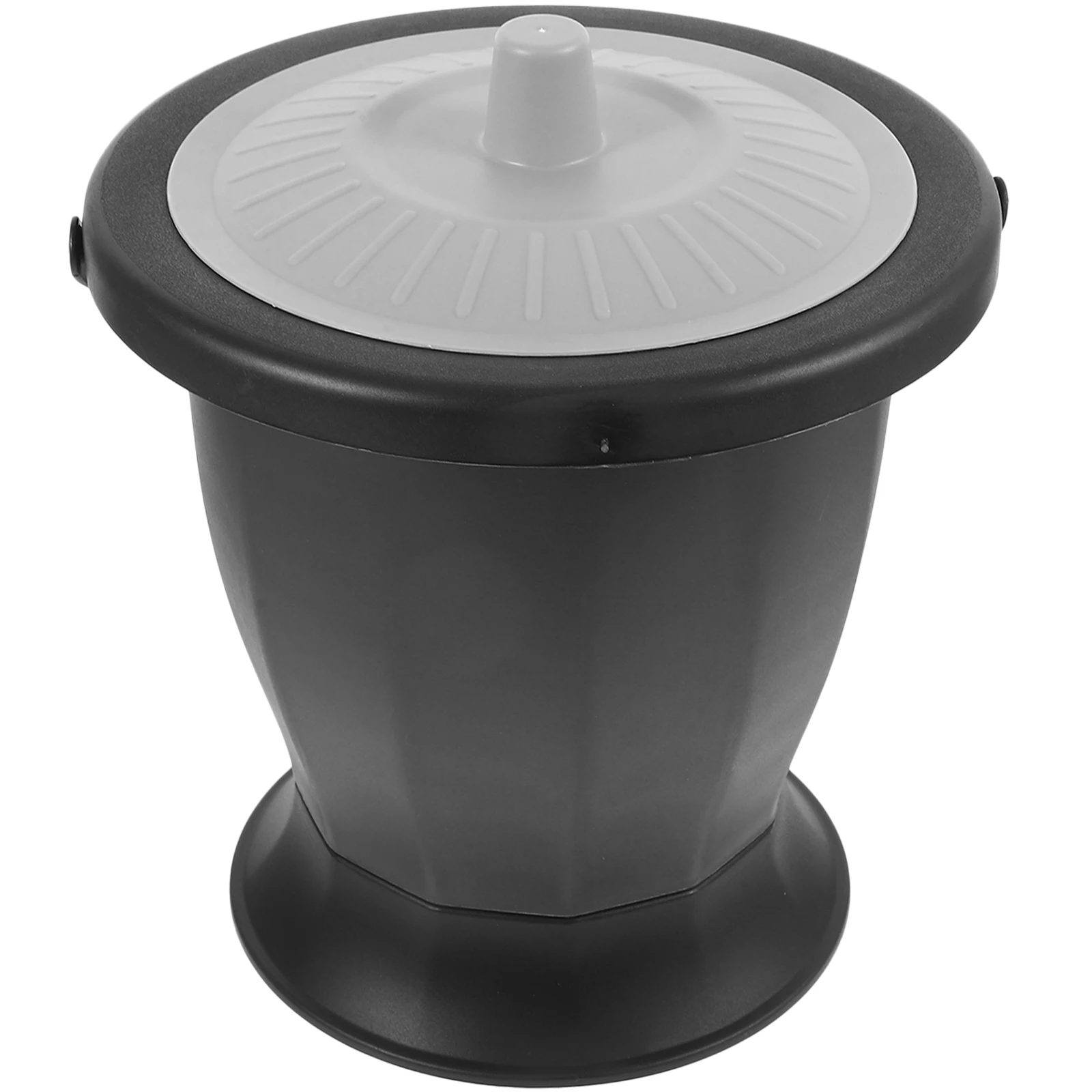 

Portable Adult Toilet Spittoon Grey Lid Chamber Pot Elderly Pregnant Easy Clean Durable Plastic Urinal Home Travel