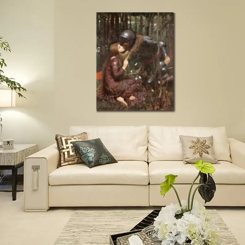 La Belle Dame Sans Merci by John William Waterhouse Famous Portrait Art Home Decor High Quality Handmade