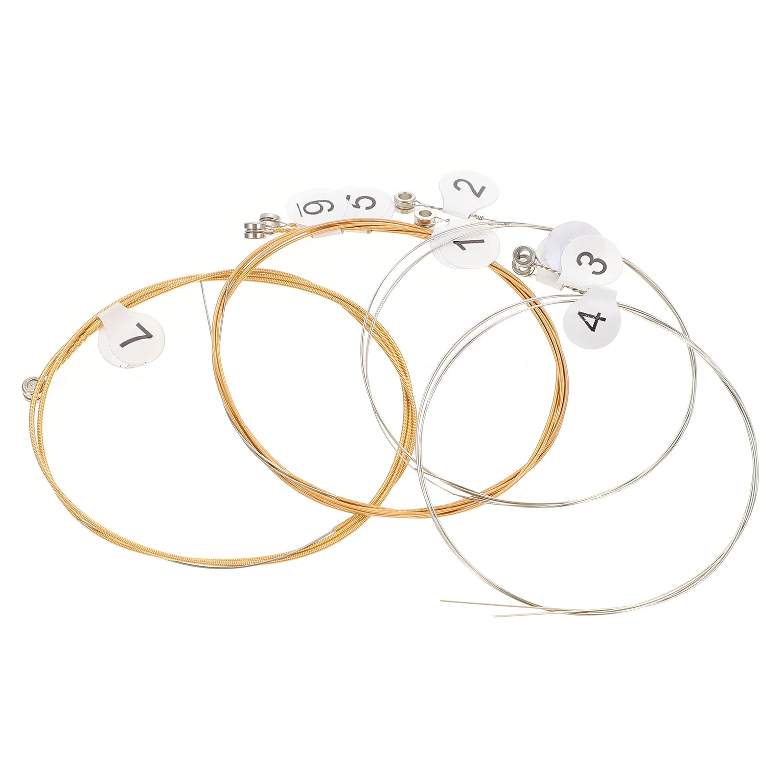 7pcs Lyre Strings Replacement Kit Premium Steel Strings For Harp Full Set Musical Instrument Accessories Lyre Parts String Tool