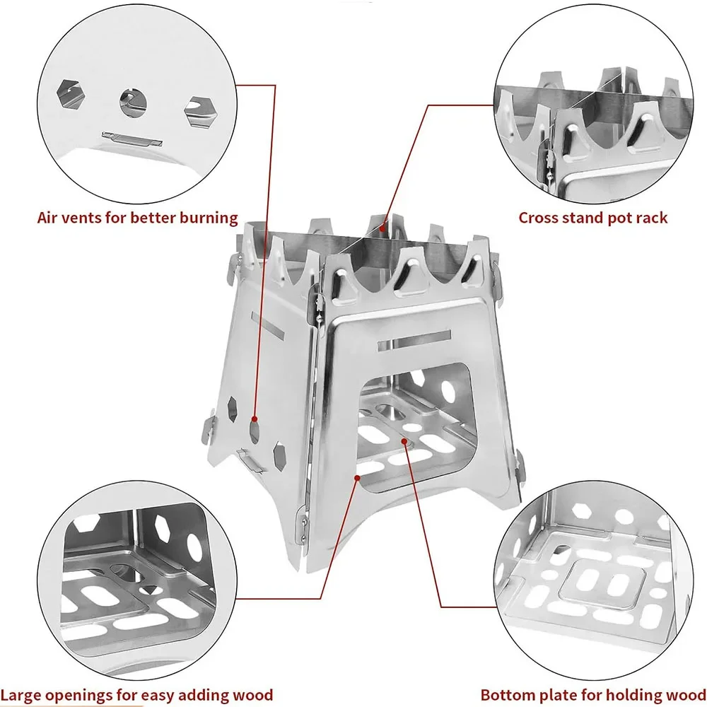 Portable Wood Camping Stove 3