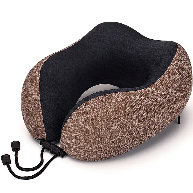 

Portable U-shaped pillow with slow rebound memory foam travel pillow