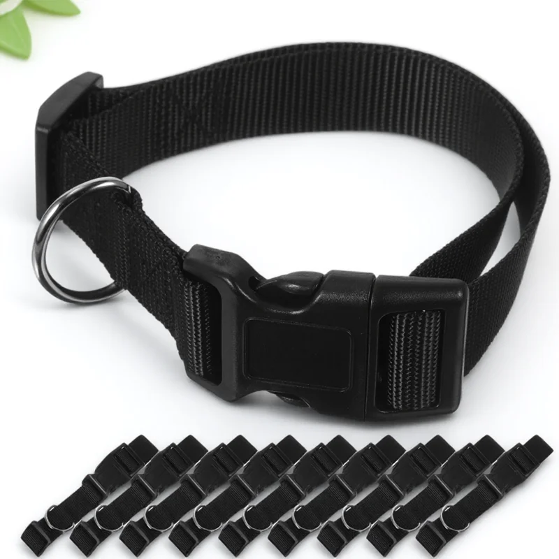 

10 Pcs Pet Collar Cow Collars Goat Halter Big for Goats Adjustable Sheep Harness Medium and Large Dogs
