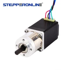 STEPPERONLINE Nema 11 Geared Stepper Motor with 5:1 Planetary Gearbox 0.67A Geared Step Motor 4-lead for DIY CNC 3D Printer
