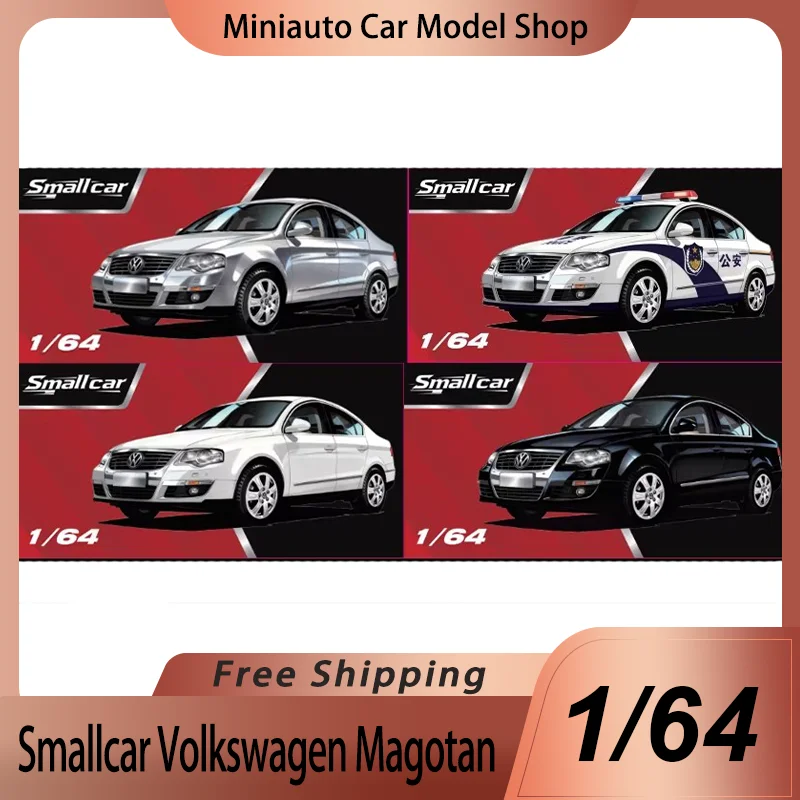 

New In Stock Smallcar 1:64 Volkswagen Magota B6 Alloy Miniature Volkswagen CC Passat Sedan Diecast Model Car Toys Kids Gift