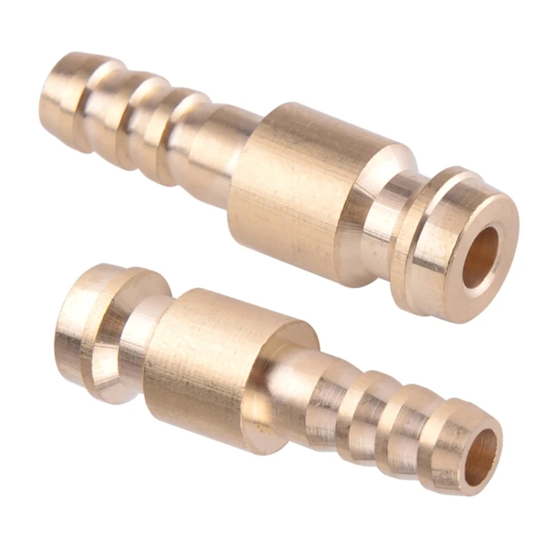 2Pcs Durable Brass Water Speed Adapter Quick Connector for TIG Welding Torch Intake