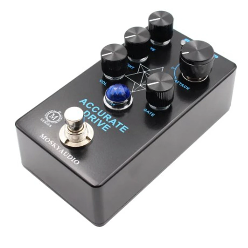 Mosky Accurate Drive Guitar Bass Effect Pedal Noise Gate Four Models Overdrive Pedal True Bypass Guitar Accessories