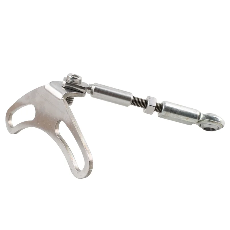 

A77Q-Silver Stainless Steel Adjustable Internal Wastegate IWG Bracket Turbo Blankets For Subaru WRX Sti