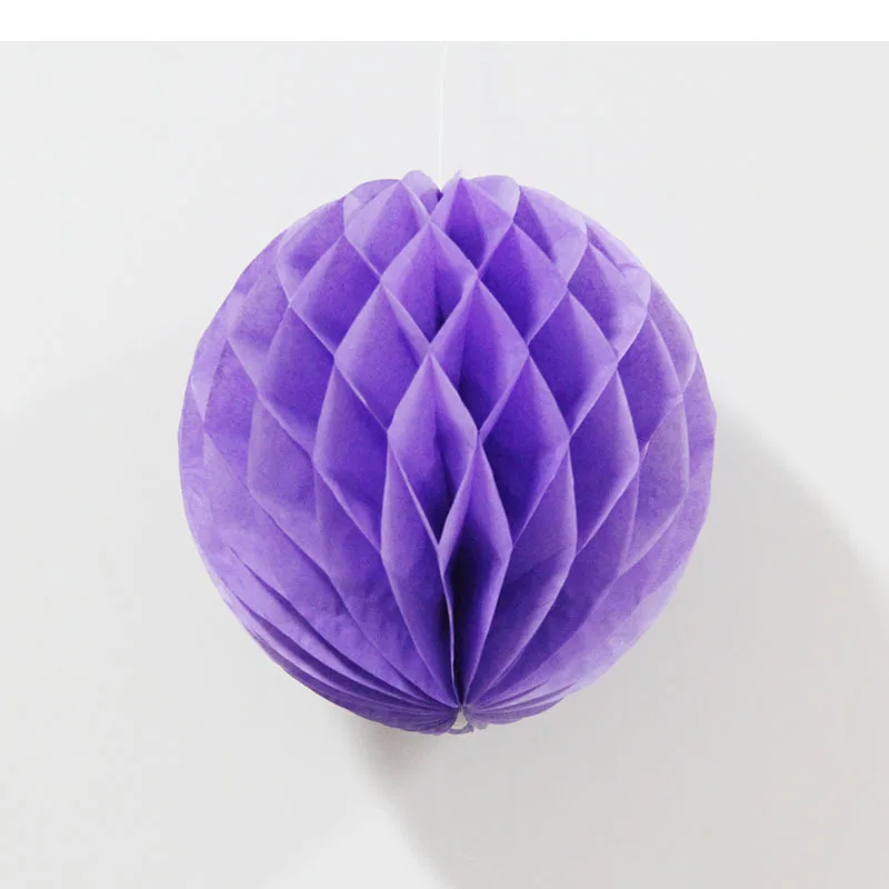 7 Fuß Lila Waben-Girlande – Honeycomb Ball Garland, 2,1 M, Flach Versandt, Mit Kleber, Für Mädchenpartys, Hochzeitsfeiern Oder Prinzessinnen-Mottos