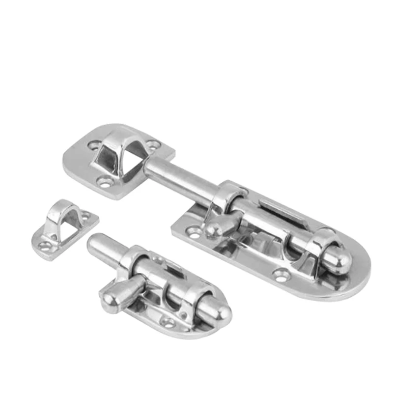 AndyMarine 316 Stainless Steel Boat Door Window Lock Latch Slide Barrel Bolt Clasp 60mm 90mm 110mm Marine Accessories