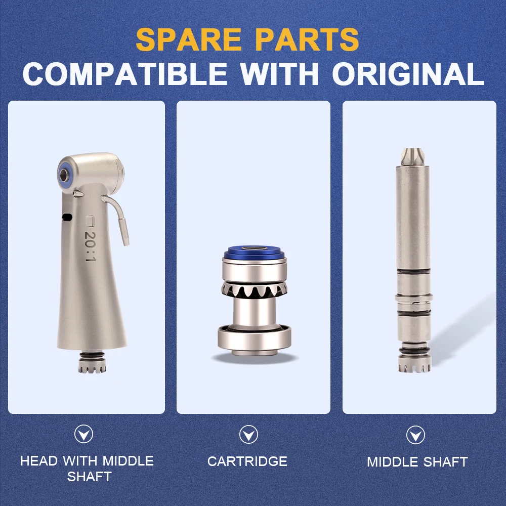 AI-X-DSG20L 20:1 Reduction Easy to Disassemble and Clean Head Dental Surgical Implant Handpiece Optics External&Internal Cooling